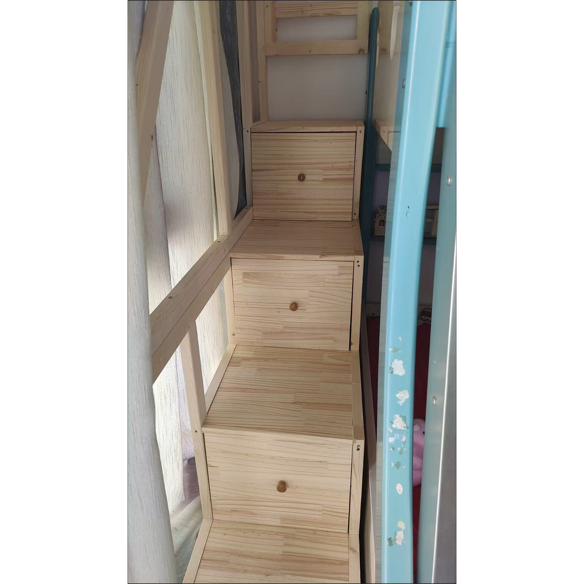 梯柜单卖上下铺楼梯高架床抽屉式梯子实木台阶儿童床储物柜抽屉柜,淘宝优惠券,粉丝福利购,淘宝优惠卷