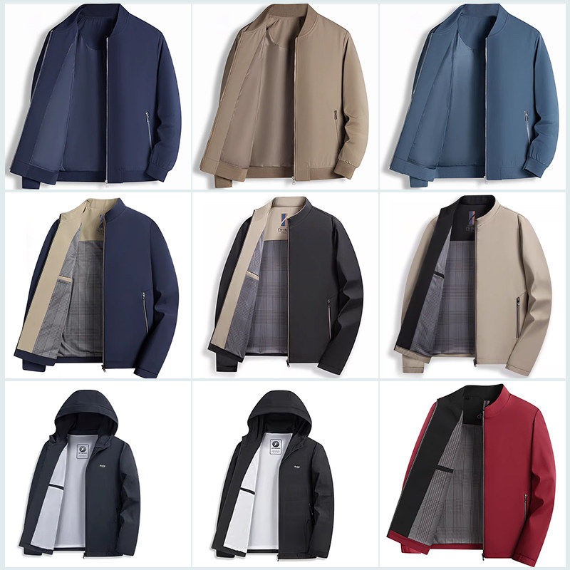 【春季外套合集】罗蒙男士休闲冲锋夹克衣服2026春季新款百搭夹克