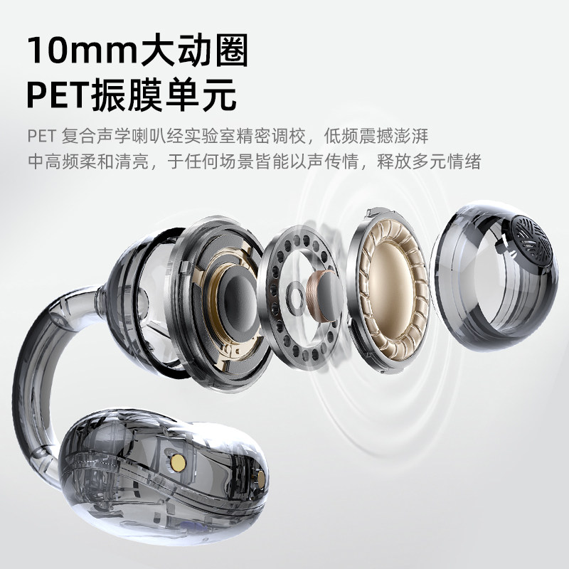 骨时儿童耳机不入耳夹耳式安全无线儿童蓝牙耳机儿童耳夹式耳机,淘宝优惠券,粉丝福利购,淘宝优惠卷