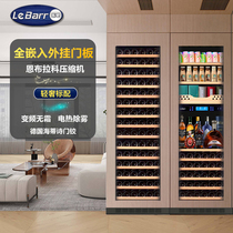 LeBarr Le Bar Red Wine Cabinet Thermostatic Wine Cabinet Home Cigar Cabinet Full Flush Hanging Door Panel Red Wine Cabinet Ice bar