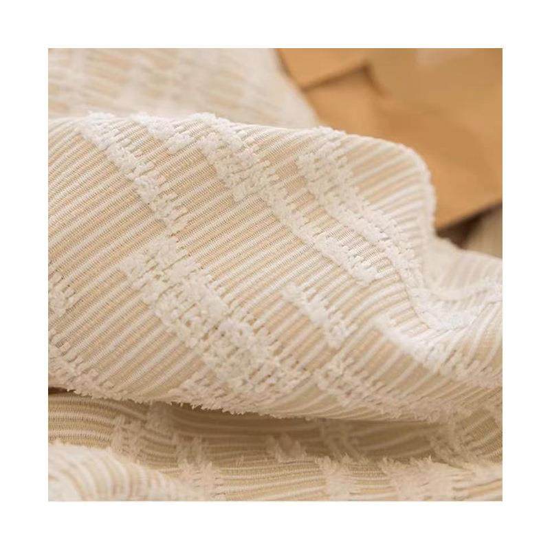 加厚雪尼尔剪花窗纱亦布亦纱透光不透人客厅阳台奶油法式风纱帘,淘宝优惠券,粉丝福利购,淘宝优惠卷