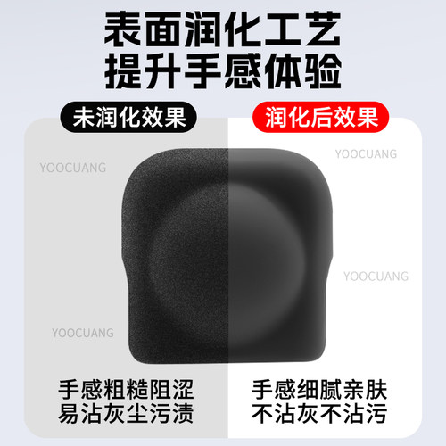 适用于影石Insta360 X5 X4镜头保护套便携轻巧Insta360x4硅胶套全景运动相机X5防护配件硅胶套钢化膜防花配件 - 图2