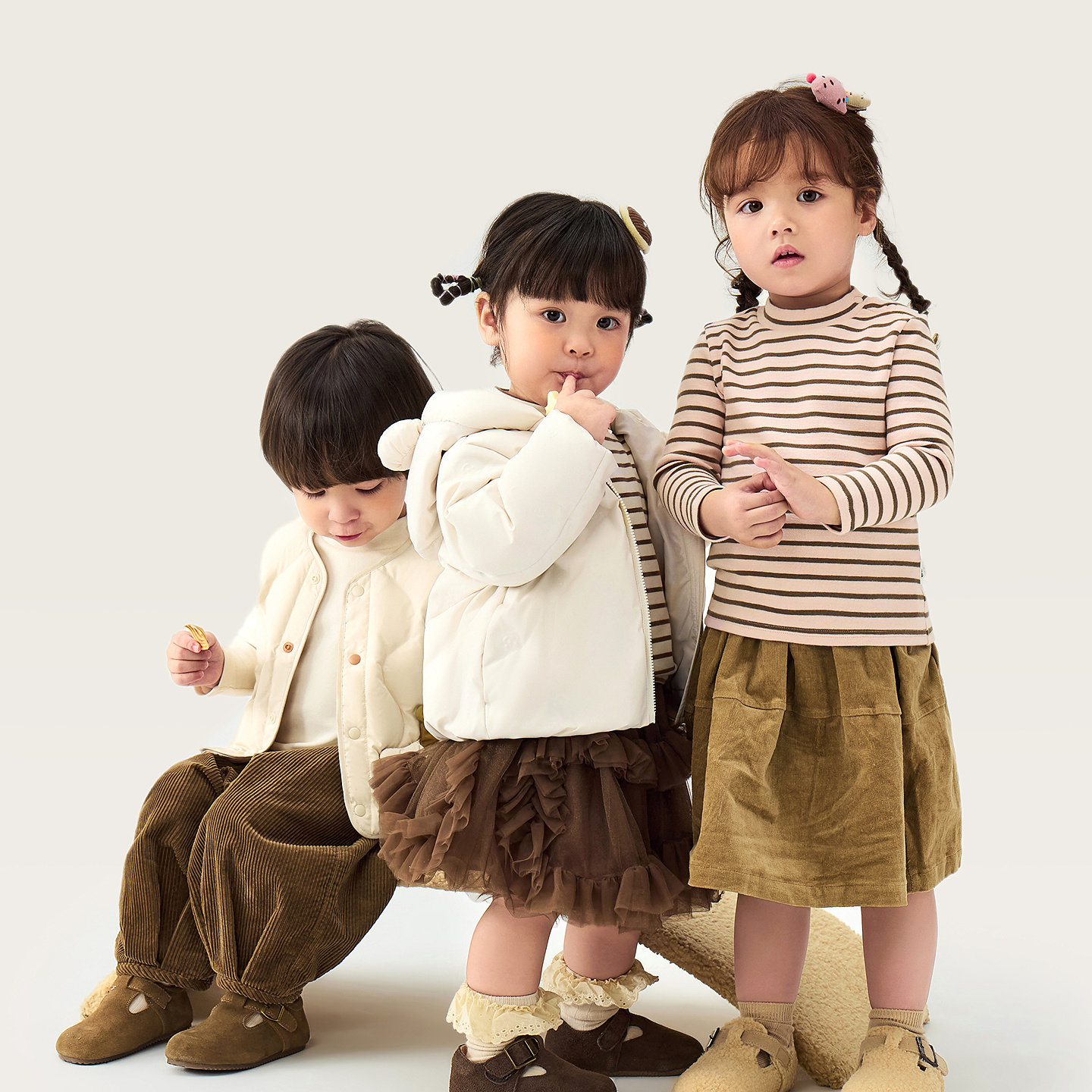 迷你巴拉巴拉男童半高领打底衫2025冬季宝宝保暖内搭儿童条纹上衣,淘宝优惠券,粉丝福利购,淘宝优惠卷