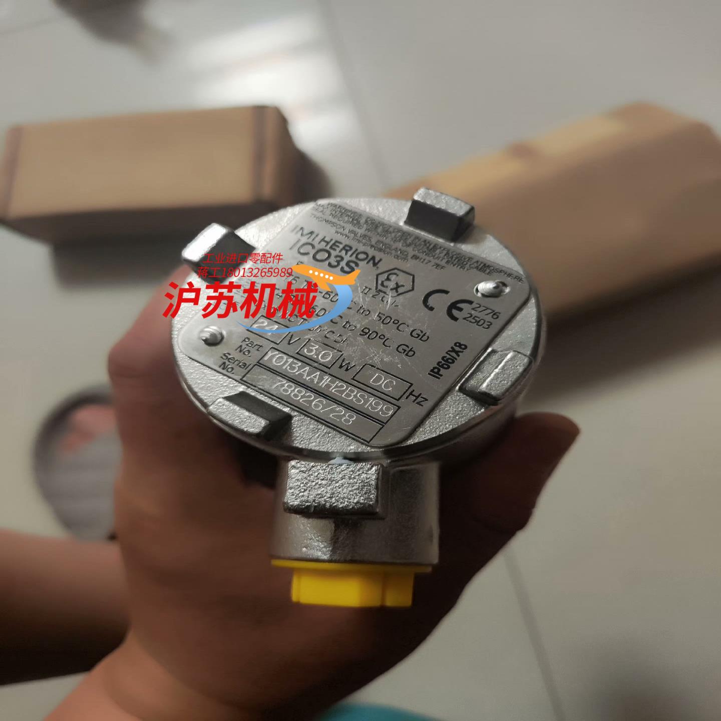 诺冠海隆IMI HERION ICO3S不锈钢电磁阀Y013 - 图0