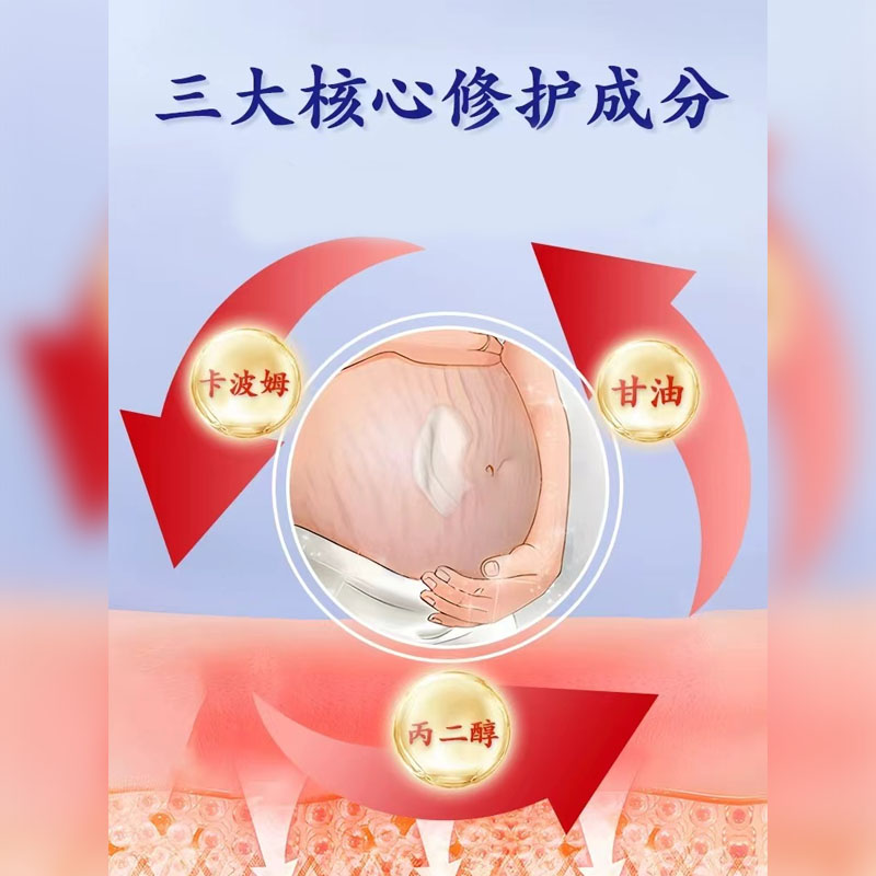 产后妊辰纹消妊娠纹紧致肚皮大腿修复霜疤痕辅助修复淡化疤痕膏YY - 图2