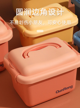 彩泥粘土工具箱塑料收纳箱玩具包