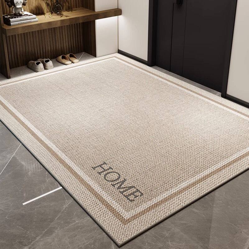 Entrance door floor mat home light luxury high-end villa large