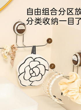 吸盘收纳架浴室免打孔壁挂卫生间