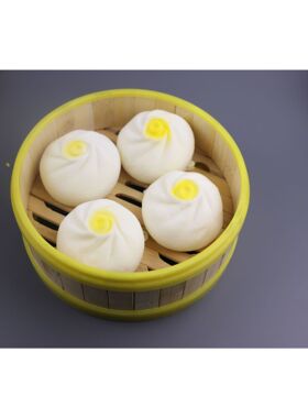 仿饺子仿包子PU慢回弹玩具食