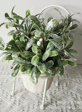 新款仿圣诞槲寄生仿绿植家居装