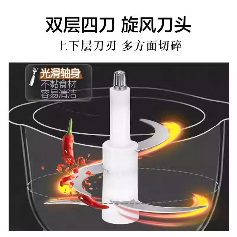 苏泊尔绞肉机家用电动小型搅拌机全自动多功能碎肉绞馅料理机新款