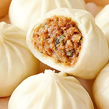 春花邱食牛肉包子80g*20个大包子