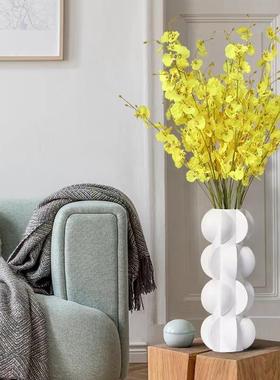 简约现代插花花瓶摆件树脂工艺品轻奢创意家居客厅玄关装饰品花器