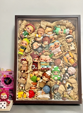 好实用~盲盒手办防尘展示相框
