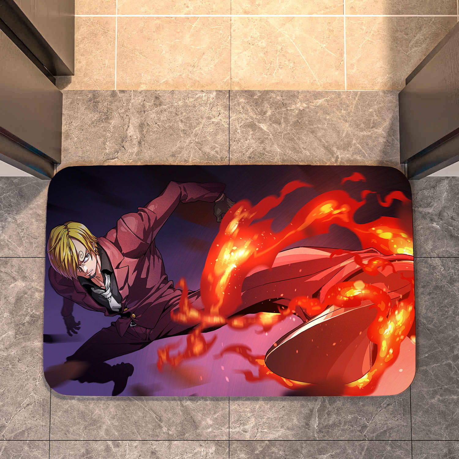 海贼王地垫入户门垫门口进门脚垫子家用玄关地毯防滑耐脏可裁剪,淘宝优惠券,粉丝福利购,淘宝优惠卷