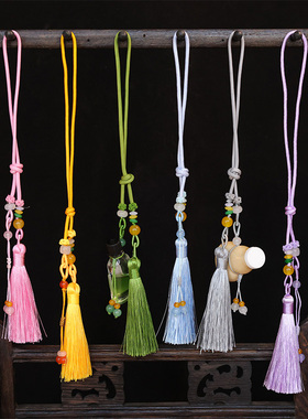 多功能流苏挂件救心丸随身携带挂饰古风挂绳手机链包挂吊坠配饰品