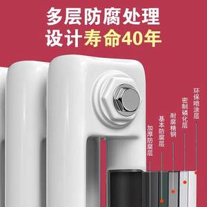 亿润散热器过水热即热换热器家用热交换器卫生间暖气片暖气热水器