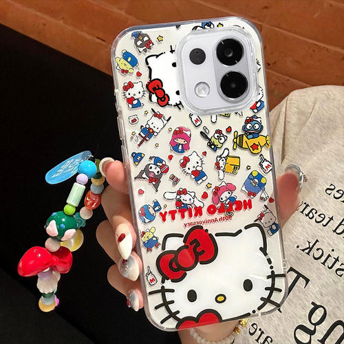 适用OPPOK12S新款手机壳K12x可爱创意K11满屏KT猫K10x硅胶保护套OPPOK9s全包防摔外壳K9x支架加挂绳 - 图2