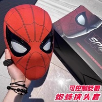 Spider-Man Mask Eye Electric Helmet Headgear Entièrement Automatic Blink Eyeable Electric Helmet Adult Child Gift