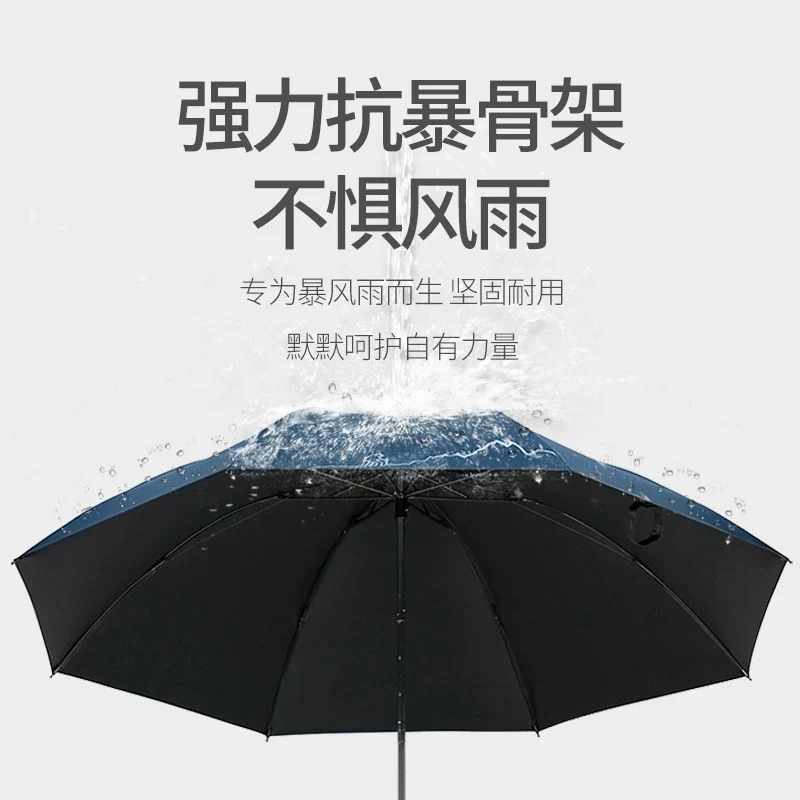 天堂伞官方正品旗舰店官网男士晴雨两用双层轻便雨伞单人手动伞女-图0