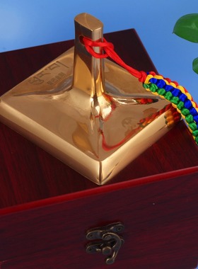 黄铜普巴金刚佛随身擦擦模像摆件