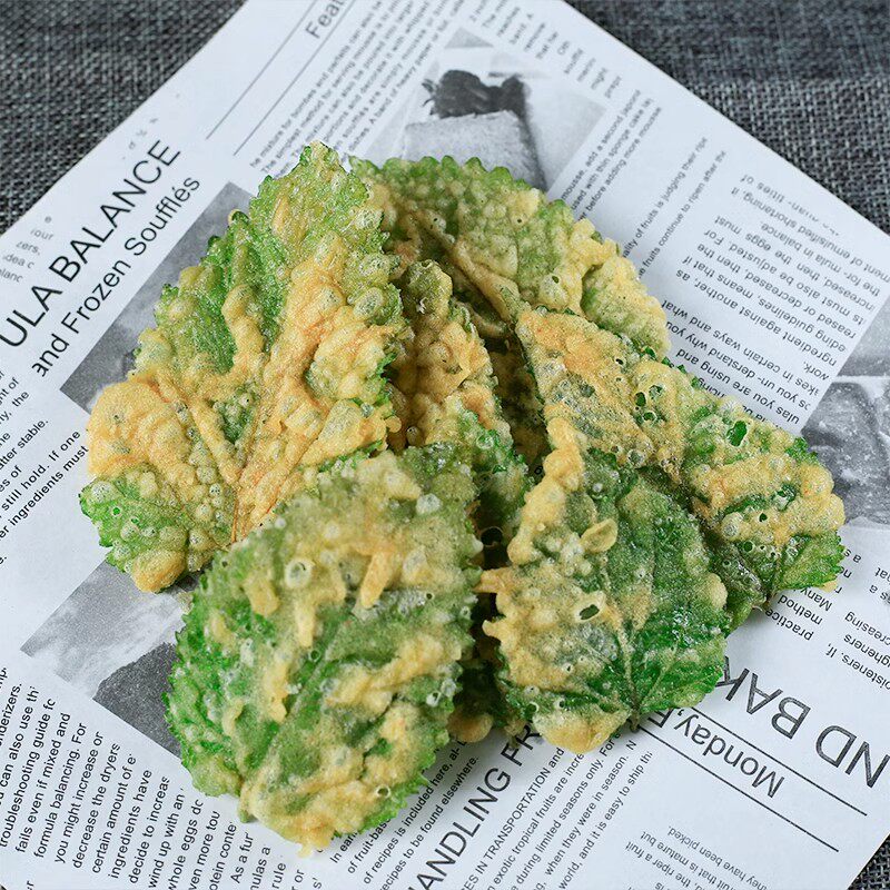 香酥翠叶紫酥叶新鲜桑叶油炸小吃乡厨家宴酒店特色食材方便半成品,淘宝优惠券,粉丝福利购,淘宝优惠卷