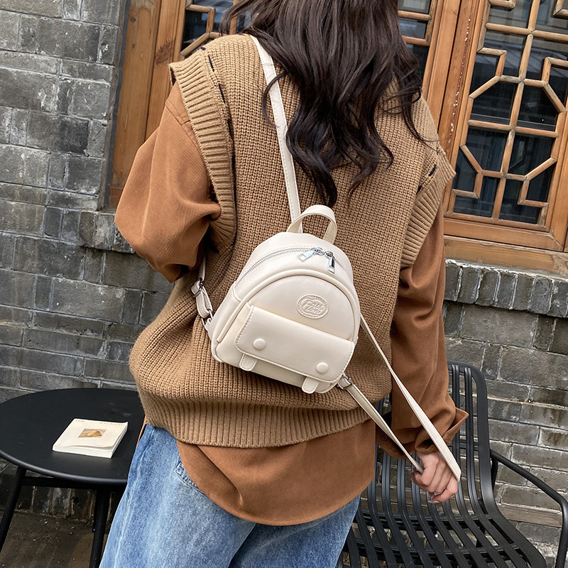 复古时尚百搭双肩包包女2025新款秋冬高级感简约小众设计迷你包包,淘宝优惠券,粉丝福利购,淘宝优惠卷