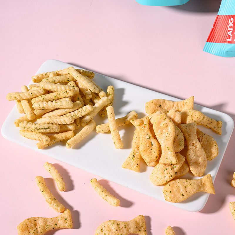 【买30送30】小鱼小虾鱿鱼爱上虾小鱼果虾条膨化小吃休闲食品零食
