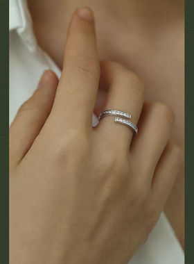 女甜美活口戒指不伤手，不掉色