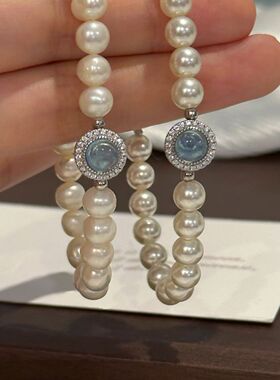 女珍珠清新甜美规则颗颗饱满手链