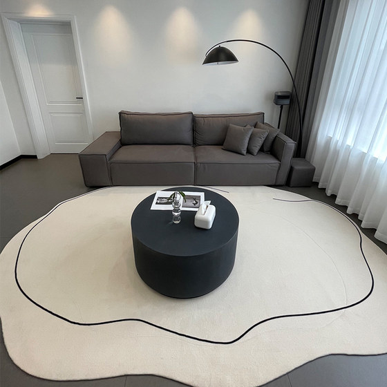 Carpet living room high-end simple irregular shape bedroom bed cloud home edge ins cream style tea off-site mat