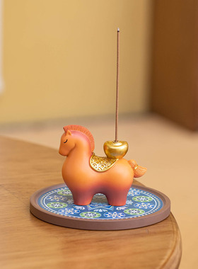 吉象新中式茶道线香香插含底座