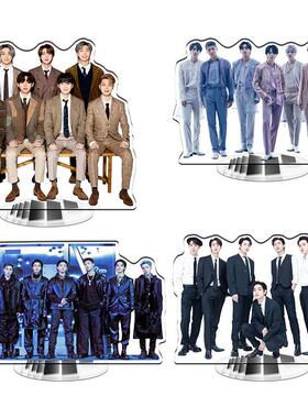 新款无缝夹层內印防弹少年团田柾国金泰亨BTS7V韩国KPOP明星周边