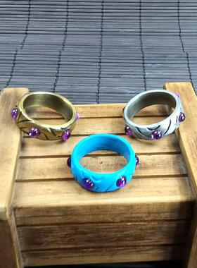 新款刀塔传说塞尔达项链合金戒指 动漫周边游戏装备饰品PU刀剑魔