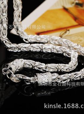 男士项链个性镀首饰精品银饰新款