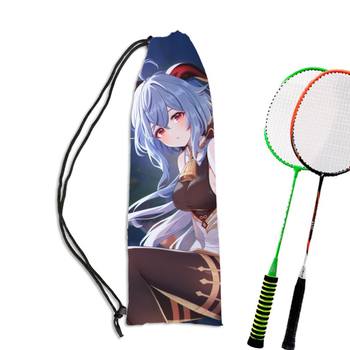 ຖົງ Badminton ສໍາລັບເດັກນ້ອຍ Genshin Impact anime badminton racket bag personalized feather Genshin Impact joint badminton bag shoulder