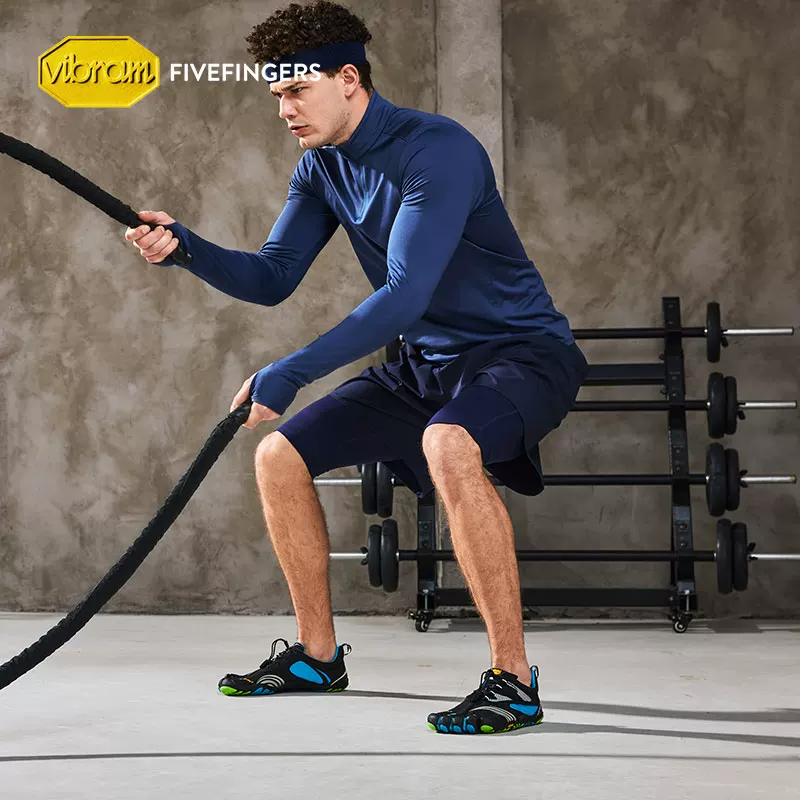 Ботинки Vibram Five-finger мужские indoor все в одном тренировочные не скользят босоногие приседания спортивная обувь мужская KMD