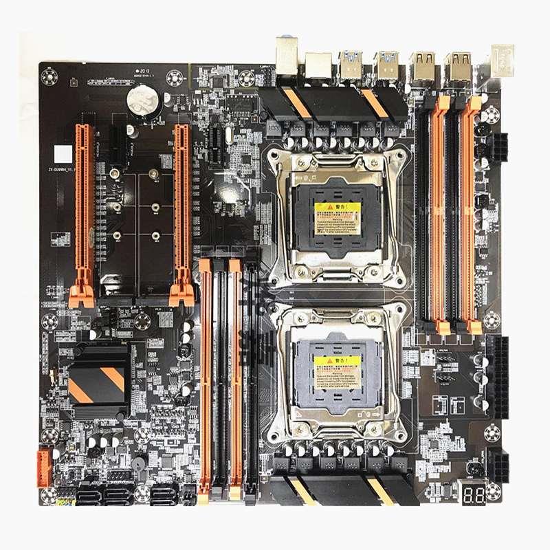 X99/x79双路主板2011针CPU服务器DDR3/4游戏多开E5 2678v3 2680V4-图3