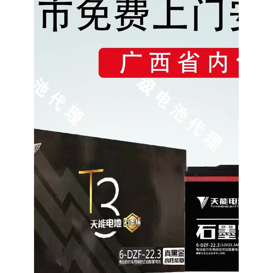 石墨烯黑金电瓶72v60ｖ长跑王电池台铃雅迪电动车工厂南 - 图0