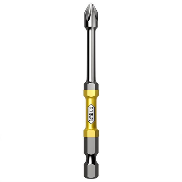 Cross-impact piece head strong magnetic non-slip hexagonal handle electric piece