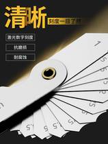 Stainless Steel R Gauge Ruler Radius Gauge Complete Quality Boilerplate Radiometer Radiometer R Angle Gauge Arc Angle Gauge Ruler