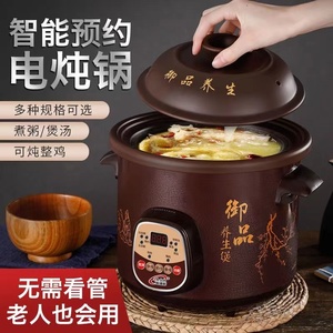 电炖锅全自动炖汤煲汤锅电砂锅家用养生锅宝宝熬煮粥锅电炖盅陶瓷