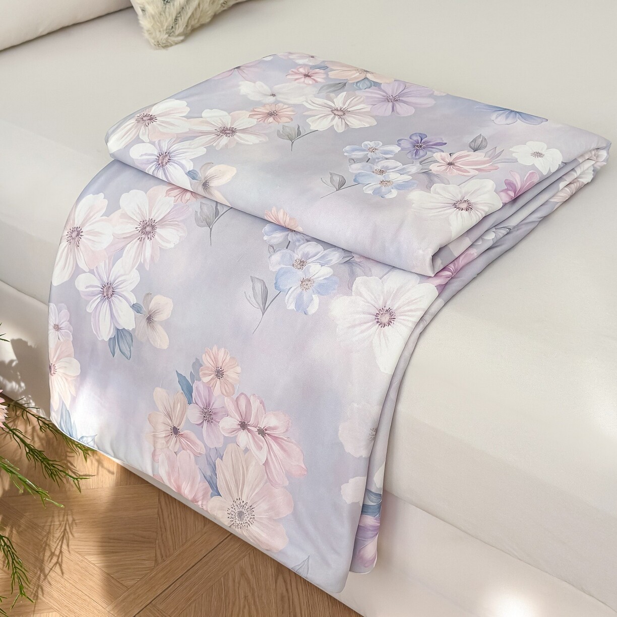 玉芙妮A类母婴级凉感丝夏凉被空调被可机洗