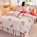 玉芙妮母婴级牛奶绒四件套