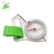 Outdoor professional orientation cross-country supplies refer to North Pin students with drawing compass Strong Magnetic Sleeve Finger address compass