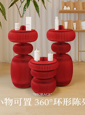 十八纸大吉摆件产品置物架展会陈列货架门店装饰摆件家居好物新年