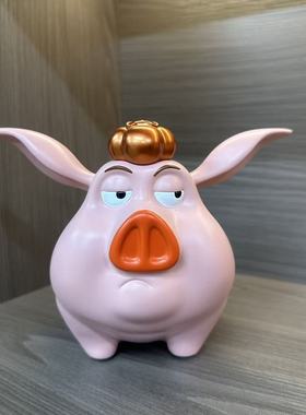 飞猪存钱储钱罐摆件桌面只进不出女孩男孩高颜值小猪儿童生日礼品