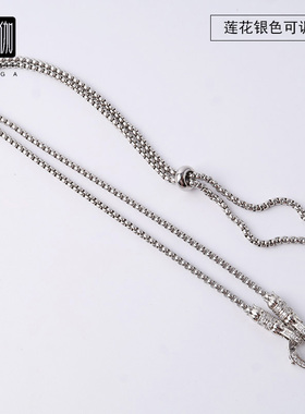 泰国佛牌链子钛钢吊坠镀金挂链