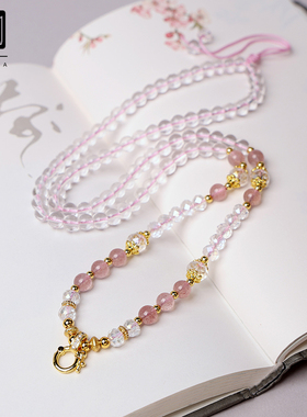 泰伽泰伽水晶珠链泰国佛牌链子