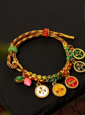 情侣五路财神八股手编TG353